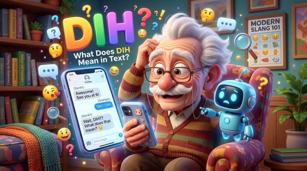 what does dih mean in text