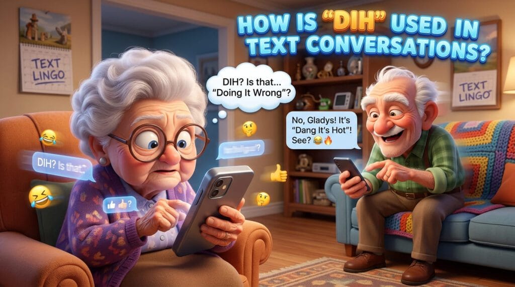 what does dih mean in text